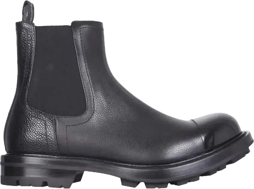  Alexander Mcqueen Alexander McQueen Worker Chelsea Boot &#039;Black&#039;