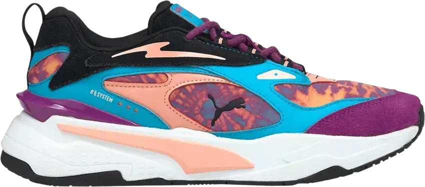  Puma RS-Fast Tie-Dye Forever Scuba Blue Byzantium (Women&#039;s)