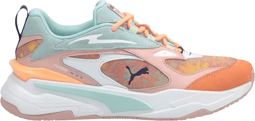  Puma RS-Fast Tie-Dye Forever Peachskin Blue Glow (Women&#039;s)