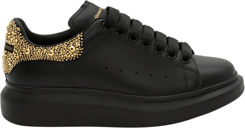  Alexander Mcqueen Alexander McQueen Oversized Sneaker &#039;Black Gold Crystal&#039;