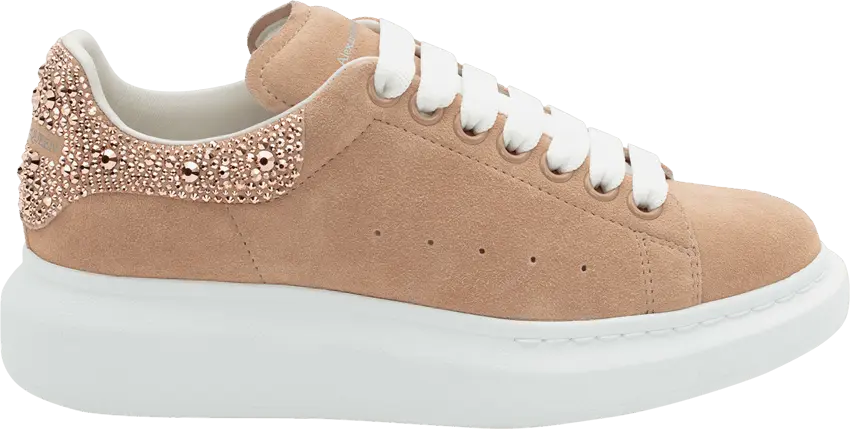  Alexander Mcqueen Alexander McQueen Wmns Oversized Sneaker &#039;Rose Gold Crystals&#039;