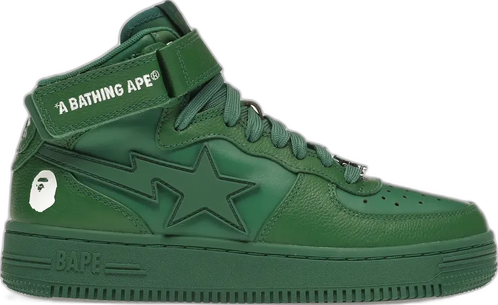  A Bathing Ape Bape Sta MI Green