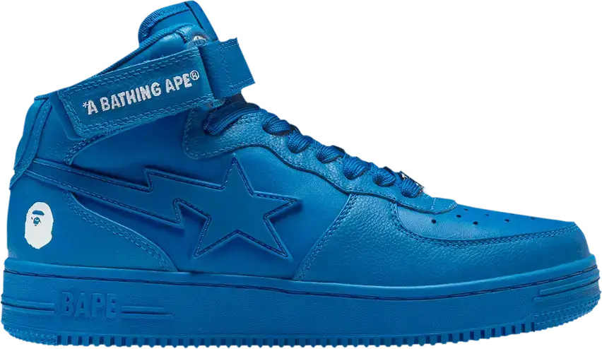  Bapesta Mid &#039;Blue&#039;