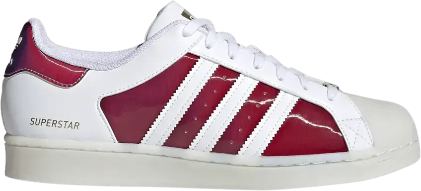  Adidas Superstar &#039;Red Color-Shifting Print&#039;