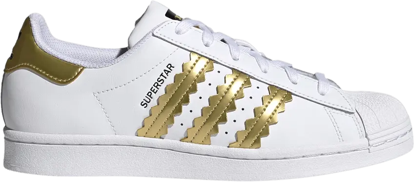  Adidas Wmns Superstar &#039;White Matte Gold&#039;