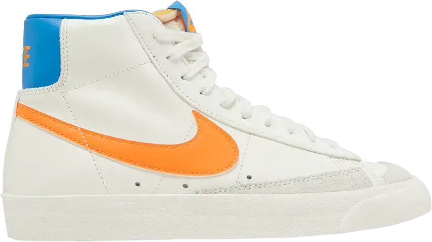  Nike Blazer Mid 77 Sail Total Orange (Women&#039;s)