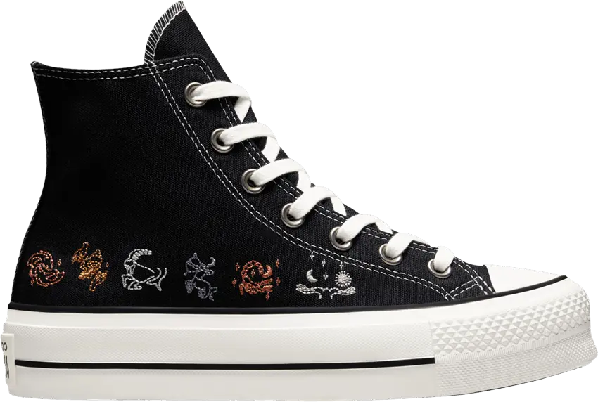  Converse Wmns Chuck Taylor All Star Platform High &#039;Mystic World - Zodiac Sign&#039;