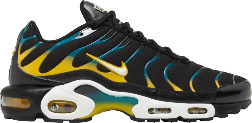  Nike Air Max Plus Black Teal Yellow