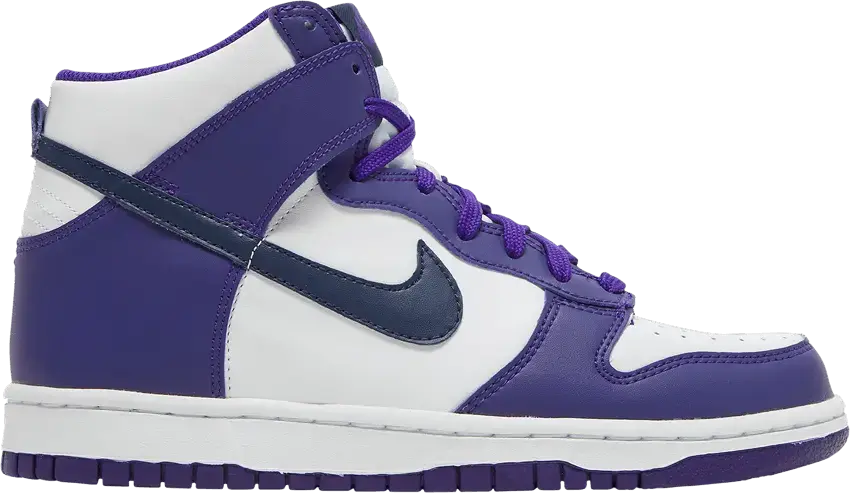  Nike Dunk High Electro Purple Midnght Navy (GS)