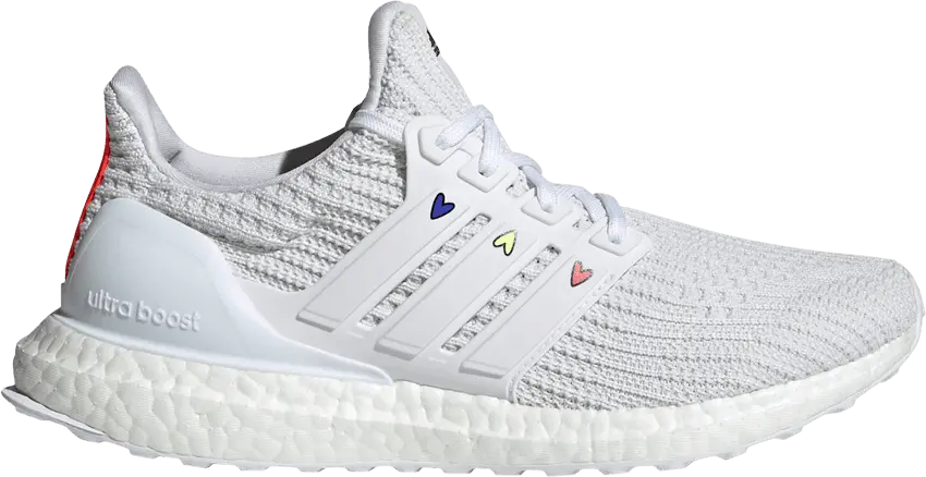  Adidas adidas Ultra Boost 4.0 DNA Hearts Pack White (Women&#039;s)