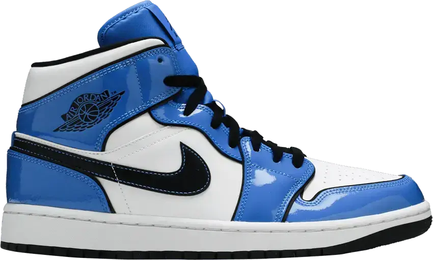  Jordan 1 Mid Signal Blue