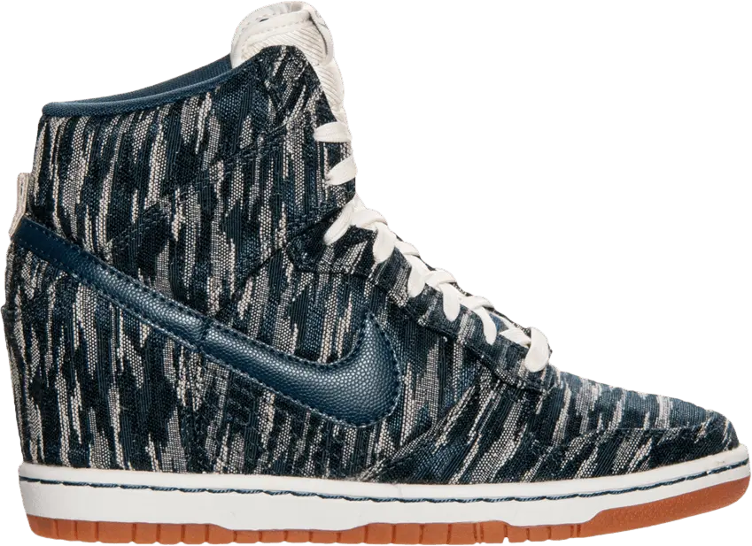  Nike Wmns Dunk Sky High Premium &#039;Tribal - Armory Navy&#039;