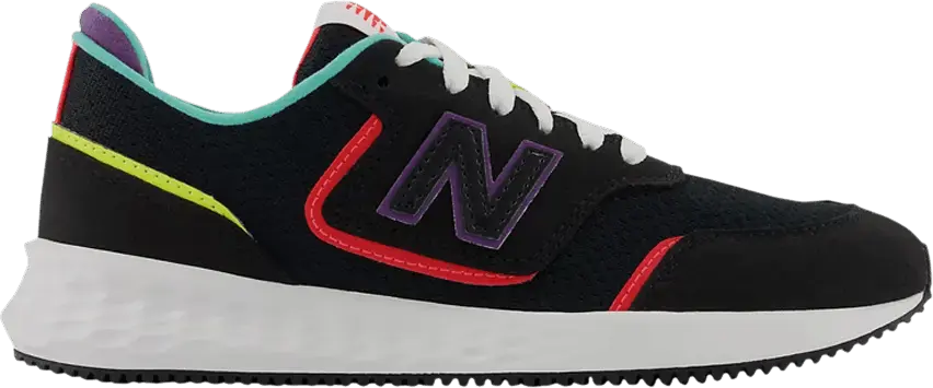  New Balance Wmns X-70 &#039;Black Vivid Coral&#039;