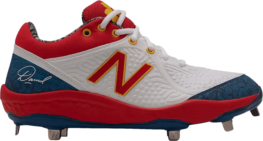  New Balance David Sunflower Seeds x Fresh Foam 3000v5 &#039;White Red&#039;