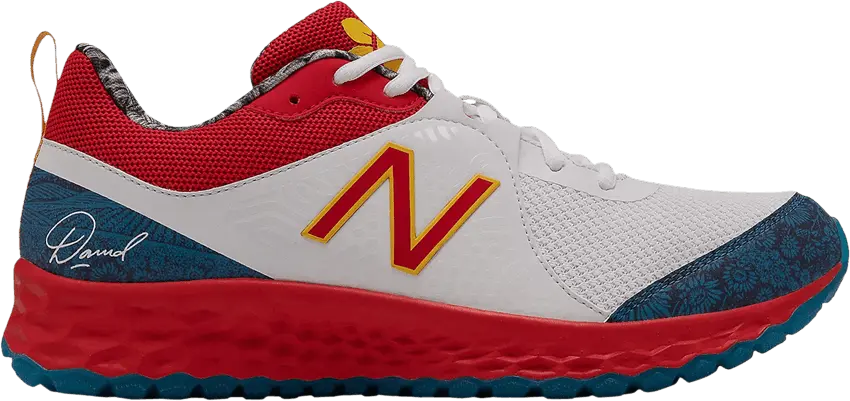  New Balance David Sunflower Seeds x Fresh Foam 3000v5 TF &#039;White Red&#039;