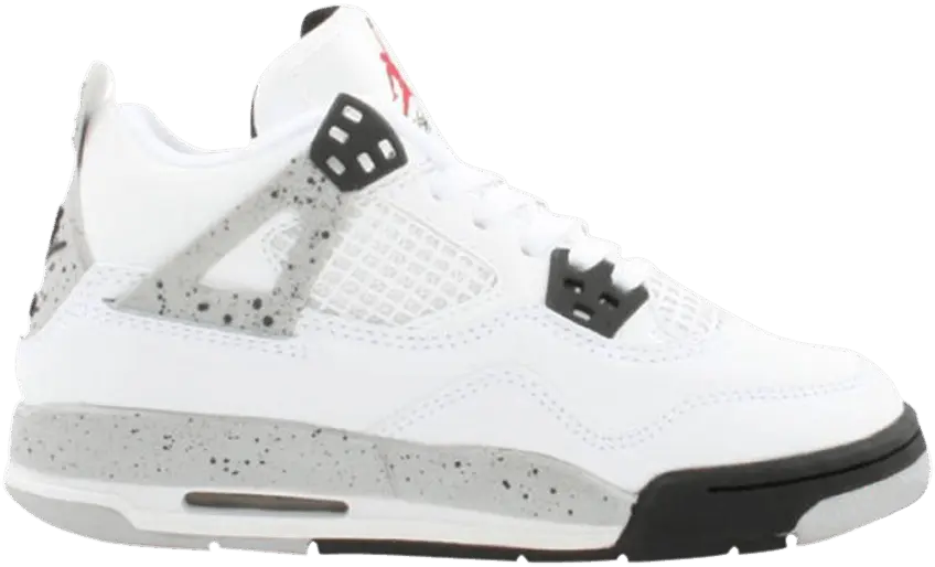  Air Jordan 4 Retro BG &#039;White Cement&#039; 1999