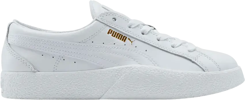  Puma Wmns Love Tumble Leather &#039;Triple White&#039;