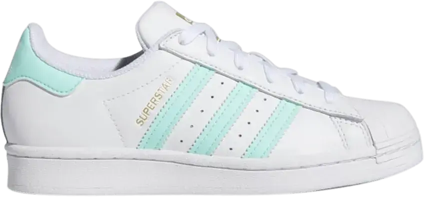 Adidas Superstar J &#039;White Clear Mint&#039;
