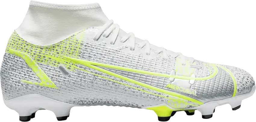  Nike Mercurial Superfly 8 Academy MG Metallic Silver Volt