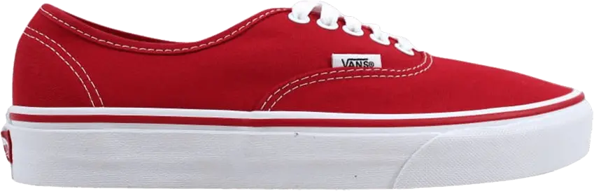  Vans Authentic &#039;Red&#039;