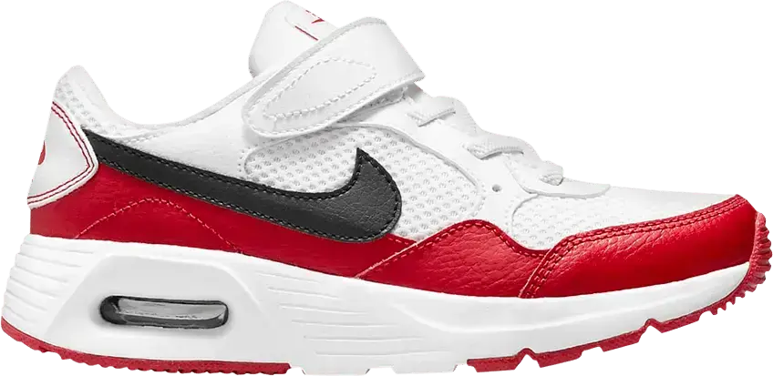  Nike Air Max SC White University Red (PS)