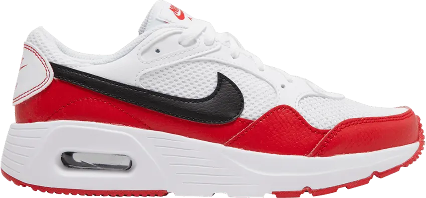  Nike Air Max SC GS &#039;White University Red&#039;