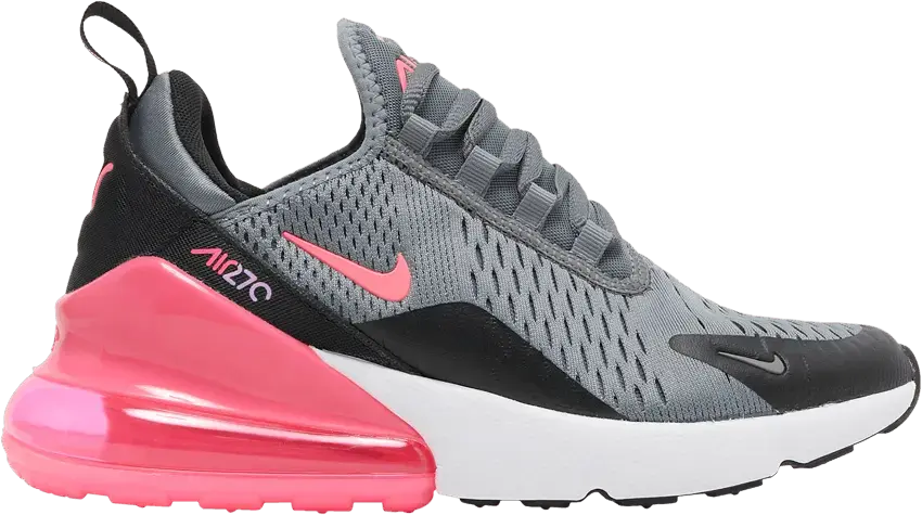  Nike Air Max 270 Smoke Grey Hyper Pink (GS)