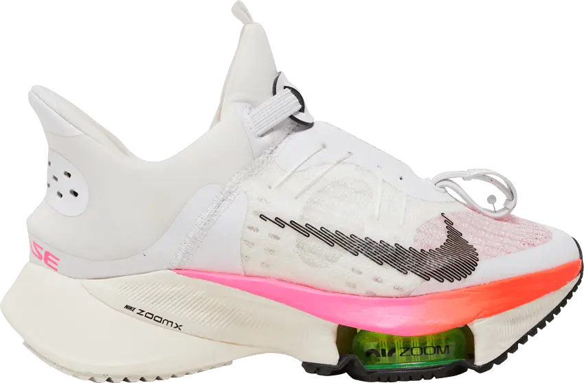  Nike Air Zoom Tempo Next% FlyEase White Pink Blast (Women&#039;s)