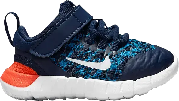  Nike Free RN 2021 TD &#039;Midnight Navy Orange&#039;