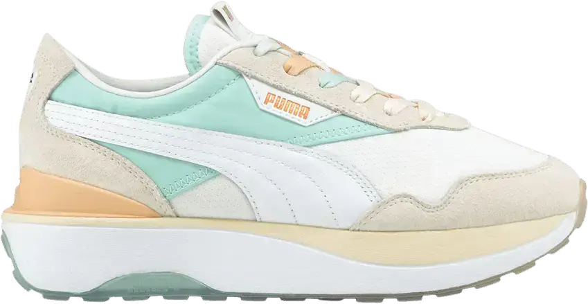  Puma Cruise Rider GL White Eggshell Blue (Women&#039;s)