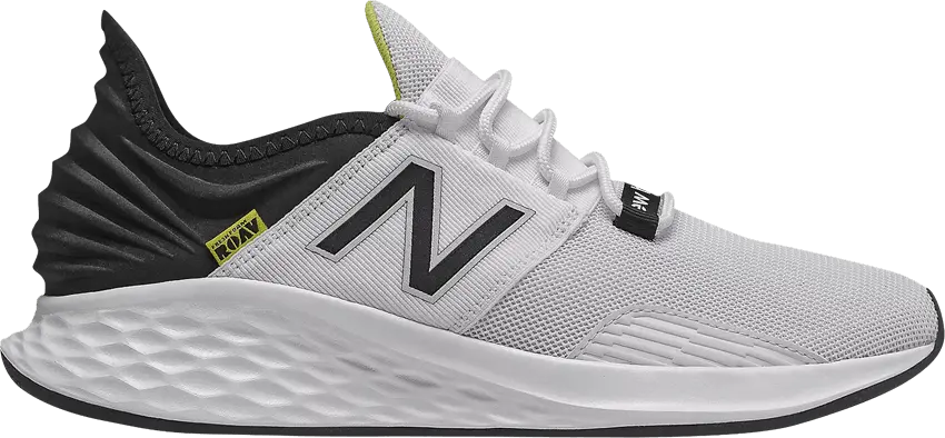  New Balance Fresh Foam Roav 2E Wide &#039;White Black&#039;