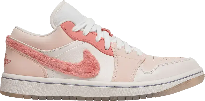  Jordan 1 Low SE Mighty Swooshers Pink (Women&#039;s)