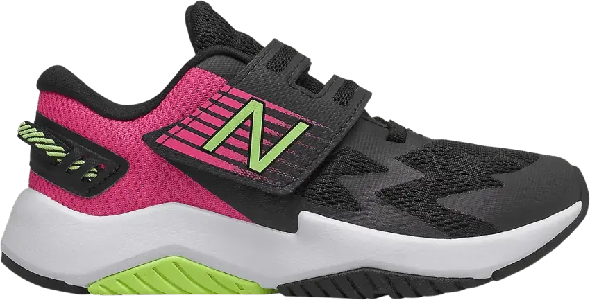  New Balance Rave Run Little Kid &#039;Black Pink Glow&#039;