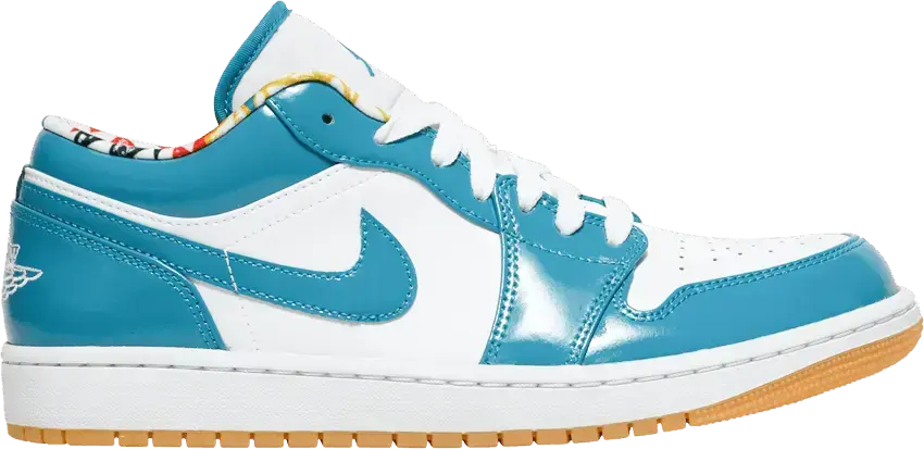  Jordan 1 Low SE Barcelona Cyber Teal