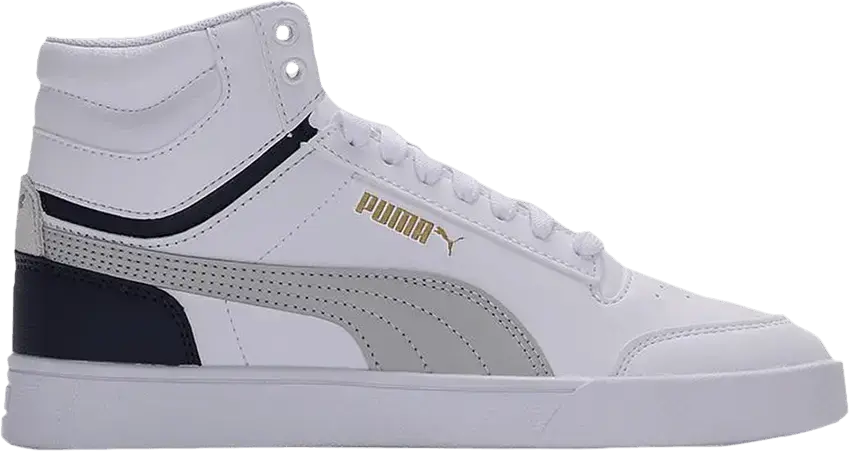  Puma Shuffle Mid &#039;White Grey Peacoat&#039;