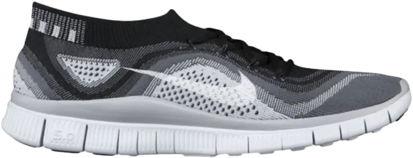 Nike Free Flyknit &#039;Black Grey&#039;