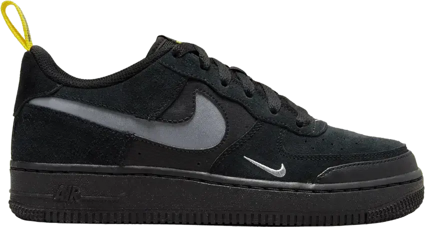  Nike Air Force 1 Low GS &#039;Cut Out Swoosh - Grey&#039;