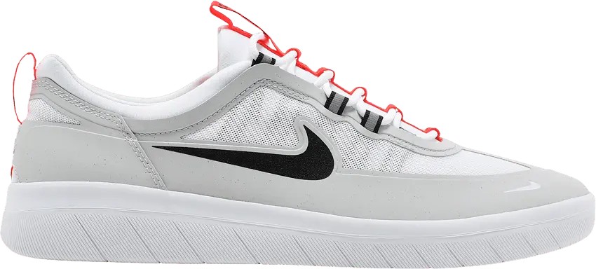  Nike SB Nyjah Free 2 Neutral Grey Bright Crimson