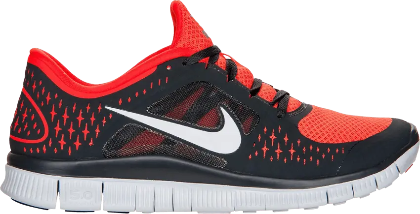  Nike Free Run+ 3 &#039;Anthracite Team Orange&#039;