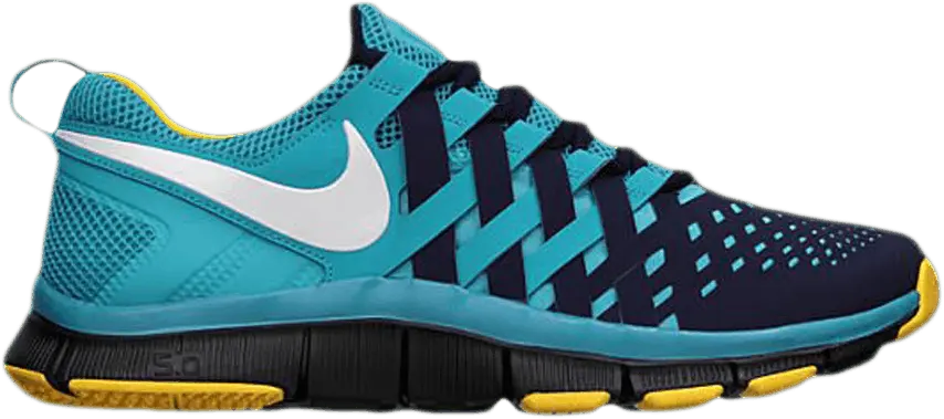  Nike Free Trainer 5.0 N7 &#039;Blackened Blue Varsity Maize&#039;