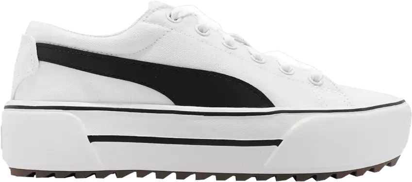  Puma Wmns Kaia Platform &#039;White Black&#039;