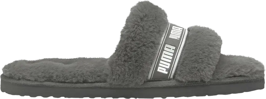  Puma Fluff Slide Jr &#039;Charcoal Grey&#039;