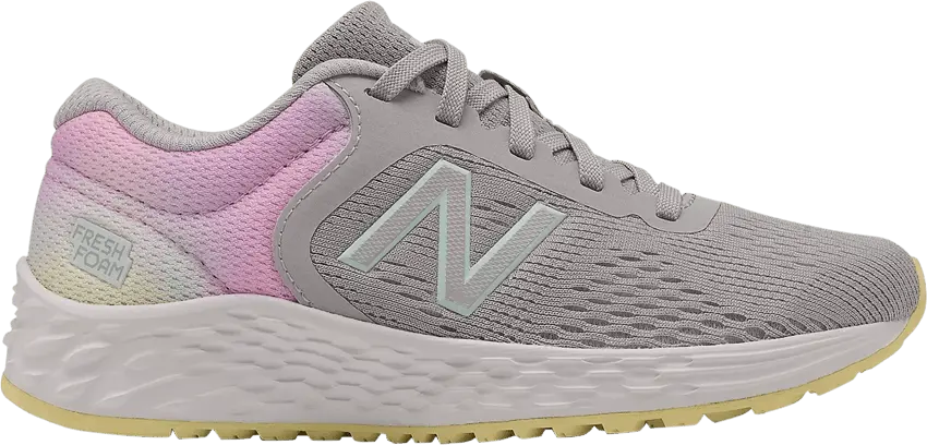 New Balance Arishi v2 Little Kid Wide &#039;Light Aluminum Pink Lemonade&#039;