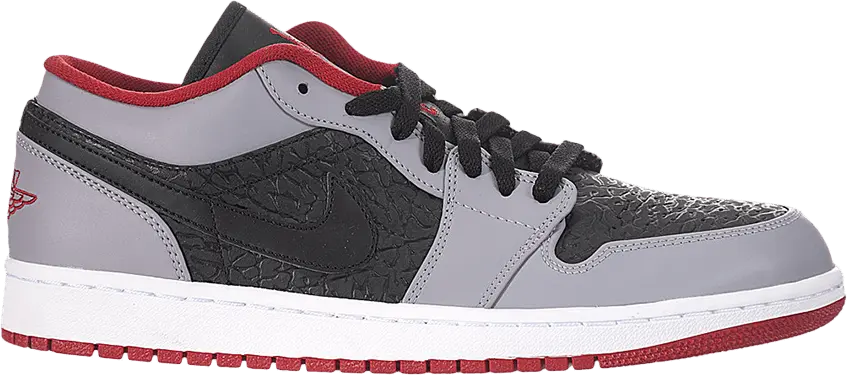  Jordan 1 Low Black Gym Red Cement