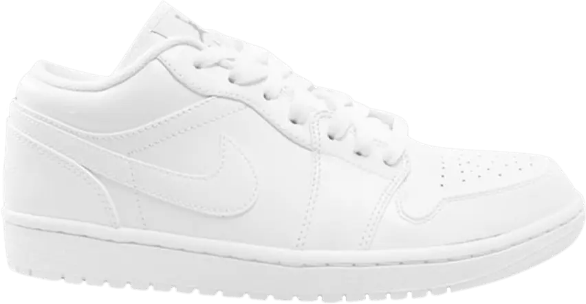  Jordan 1 Low Triple White