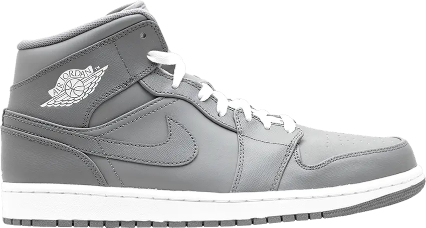  Jordan 1 Mid Cool Grey White