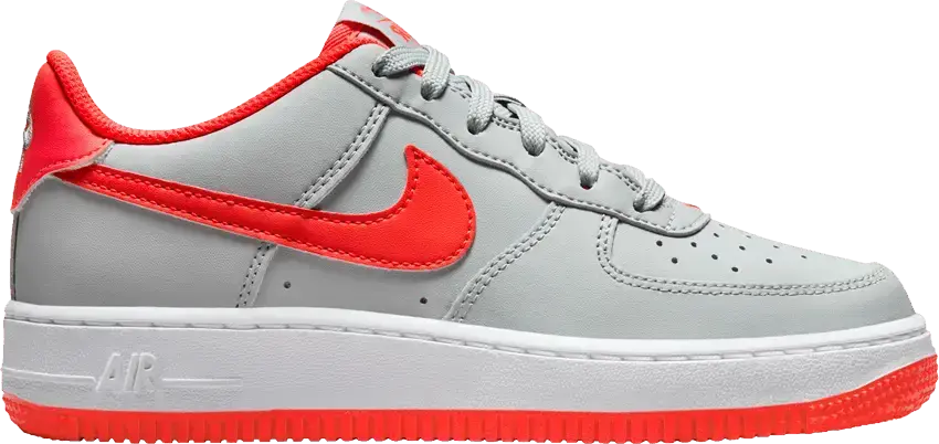  Nike Air Force 1 GS &#039;Light Smoke Bright Crimson&#039;