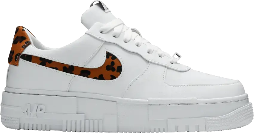  Nike Air Force 1 Low Pixel SE White Leopard (Women&#039;s)
