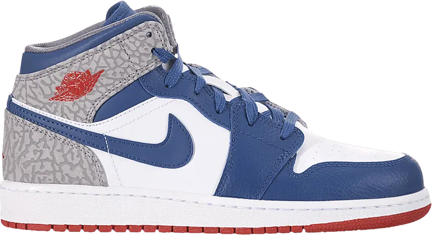  Jordan 1 Mid True Blue (GS)