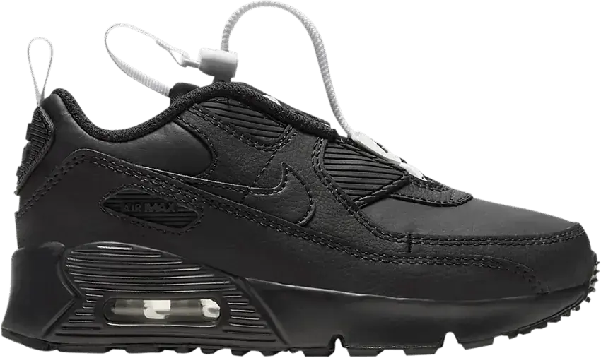 Nike Air Max 90 Toggle Triple Black (PS)